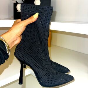 Zara Shimmery Booties